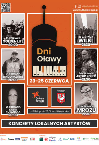 plakat dni oławy dni koguta 2023